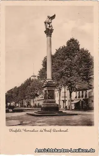 Krefeld Cornelius de Greif Denkmal 1938