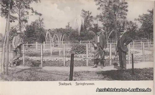 Münchberg Stadtpark - Springbrunnen