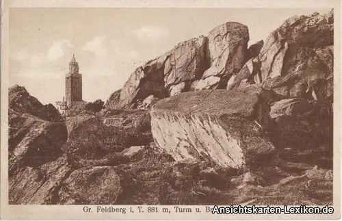 Schmitten (Hochtaunus) Aussichtsturm Großer Feldberg und