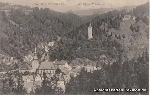 Bad Berneck i.Fichtelgebirge Blick von der Eisenleite