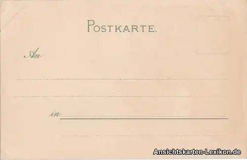 Ansichtskarte Oybin Künstler-Litho Klosterruine 1906