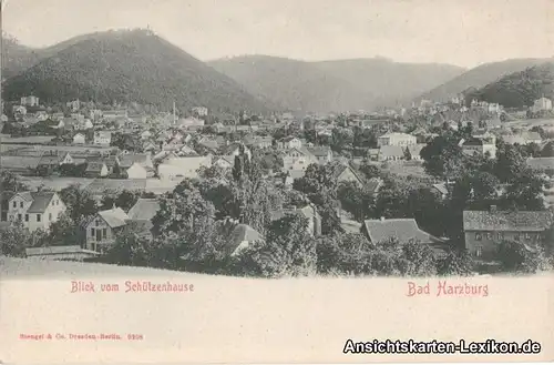 Bad Harzburg Blick vom Schützenhaus