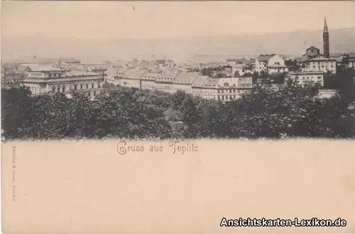 Teplitz - Schönau Gruß aus - Panorama