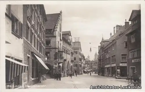 Lindau (Bodensee) Maximilianstraße - Foto AK