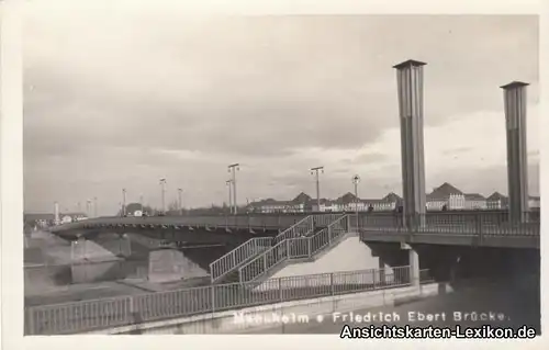 Mannheim Friedrich Ebert Brücke - Foto AK