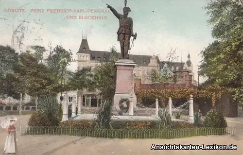 Görlitz Prinz Friedrich Karl Denkmal und Blockhaus