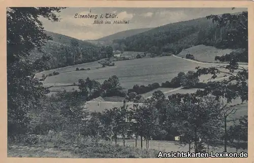 Eisenberg (Thüringen) Blick ins Mühltal