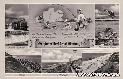 Wenningstedt-Braderup Mehrbild AK ua Promenade