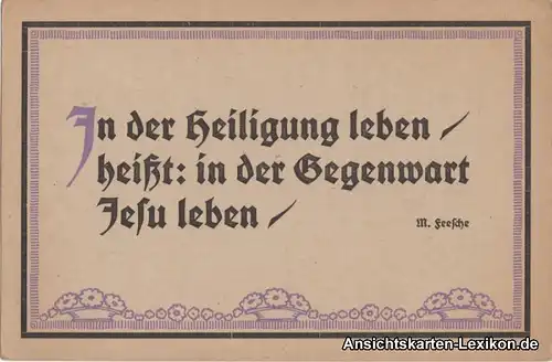 Bibelspruch - Ansichtskarte