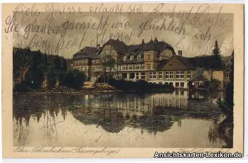 Postcard Schreiberhau Szklarska Poręba Hotel Lindenhof 1926