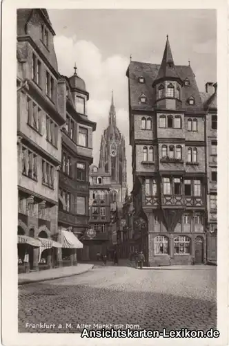 Frankfurt am Main Alter Markt mit Dom