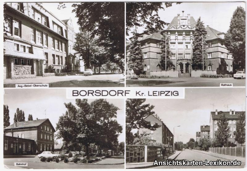 Borsdorf Parthe August Bebel Oberschule Kat. Borsdorf Parthe Nr