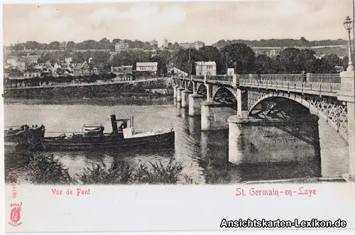 Saint-Germain-en-Laye Panorama und Brücke