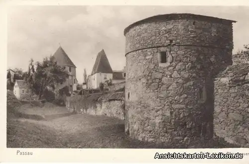 Passau Partie an der Römermauer