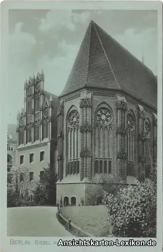 Berlin Mitte Märkisches Museum - Mondscheinlitho 1908