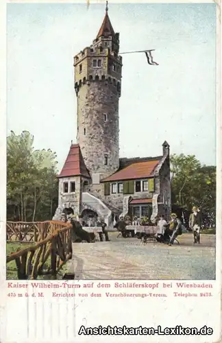 Wiesbaden Kaiser Wilhelm-Turm auf dem Schläferskopf