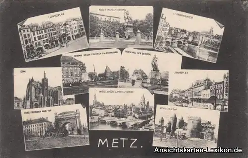 Metz Mehrbild AK ua Ludwigsplatz