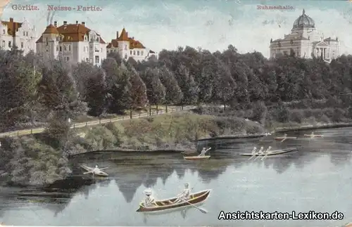Ansichtskarte Görlitz Zgorzelec Neißepartie 1911