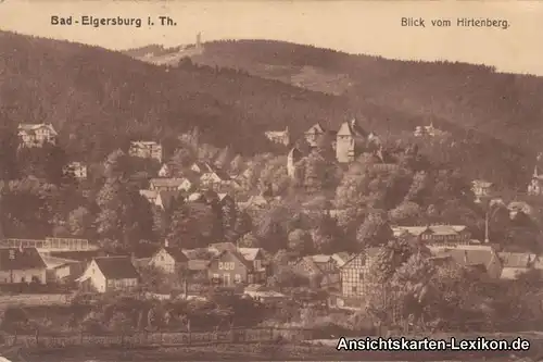 Elgersburg Blick vom Hirtenberg
