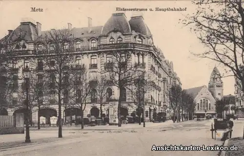 Metz Elsässerstraße und Hauptbahnhof