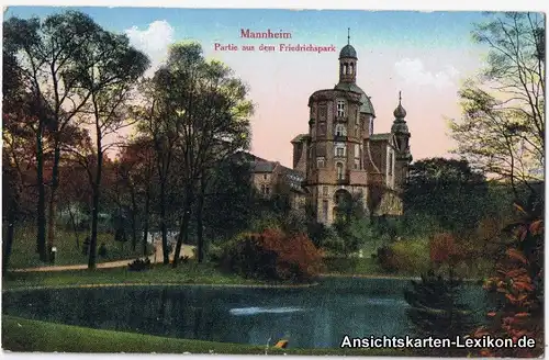 Mannheim Partie aus dem Friedrichspark