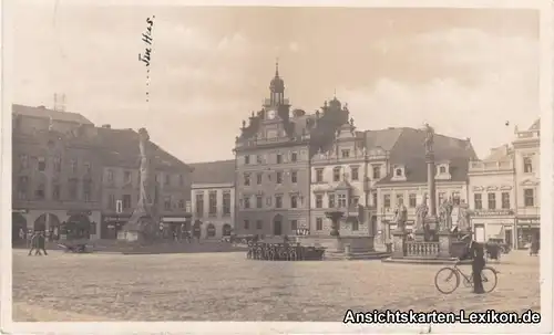 Kolin Marktplatz mit Geschäften