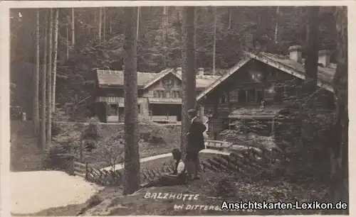 Dittersbach (Böhm. Schweiz) Partie an der Balzhütte