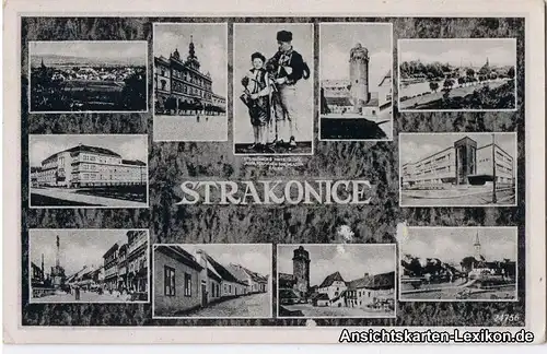 Strakonitz Mehrbild Ansichtskarte