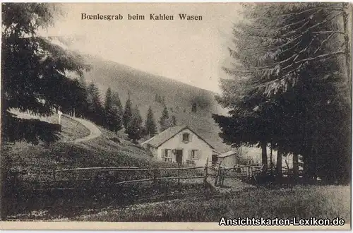 Hartmannsweiler Hartmannswiller Boenlesgrab beim Kahlen Wasen 1916