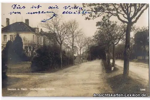 Seesen Lauthentaler Straße - Foto AK