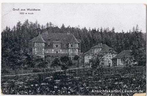 Waldheim Sachsen Häuser am Hang b Hartha Döbeln Ansichts