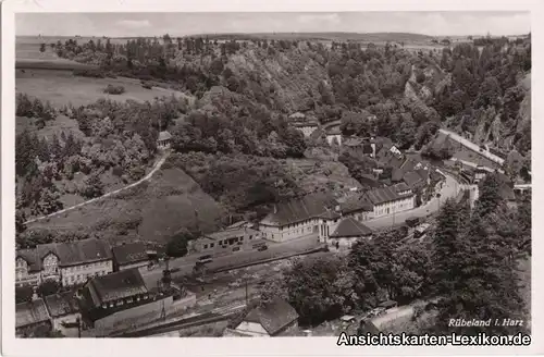 Rübeland Blick auf die Bahnanlage