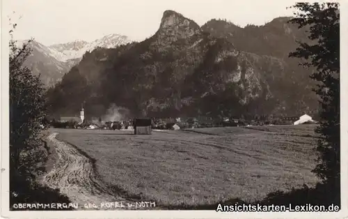 Oberammergau Panorama - Foto AK