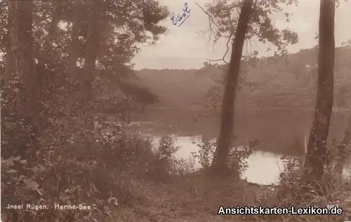 Lohme (Rügen) Hertha-See - Foto Ansichtskarte