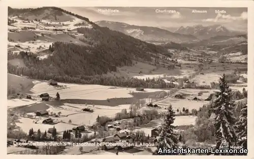 Oberstaufen Dreiländerblick durch´s Weissbachtal