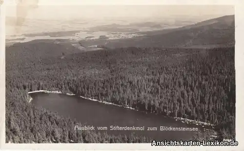 Neuofen Ausblick vom Stifterdenkmal zum Plöckensteiner S