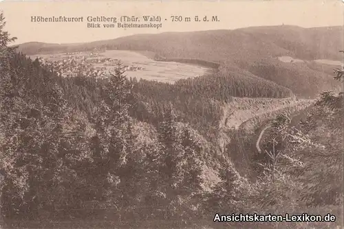 Gehlberg Höhenluftkurort Gehlberg - Blick vom Bettelmann