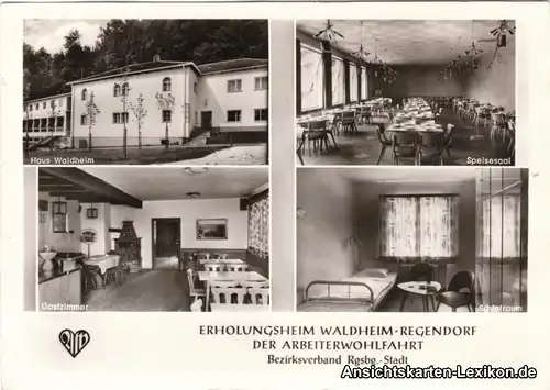 Regendorf-Zeitlarn Erholungsheim Waldheim ua Speisesaal, Gastzimmer