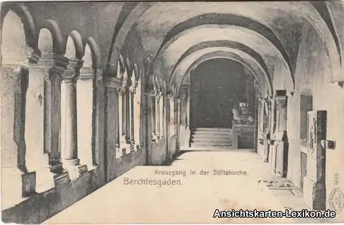 Berchtesgaden Kreuzgang in der Stiftskirche