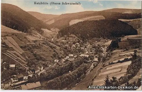 Katzhütte (Schwarzatal) Blick auf... Panorama