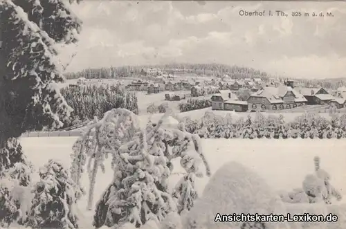 Oberhof (Thüringen) Panorama im Winter