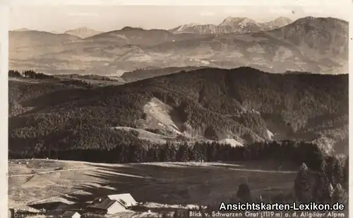 Oberstdorf Blick vom Schwarzen  Grat