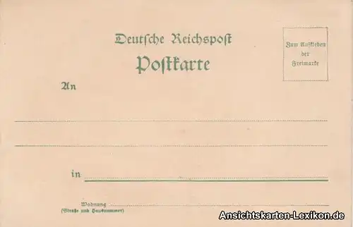 Relief Ansichtskarte - Prosit Neujahr