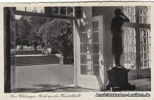 Bad Wildungen Blick aus der Wandelhalle