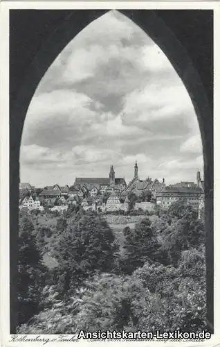 Rothenburg ob der Tauber Blick vom Kalkturm auf die Stad