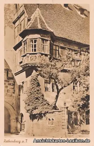 Rothenburg ob der Tauber Erker am Weißen Turm