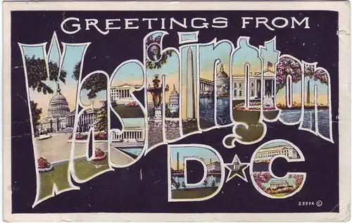 Washington D.C. Greetings from ...