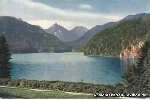 0 Blick auf den Alpsee - Aufnahme in natürlichen Farben