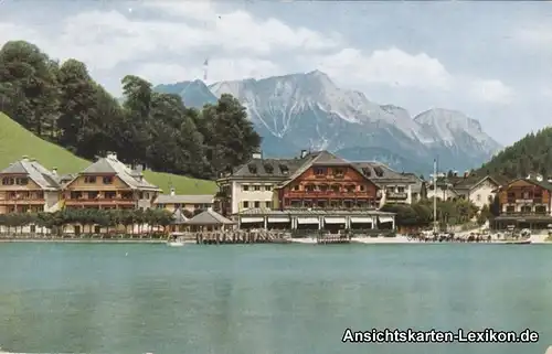 Schönau am Königssee Königsee - Hotel Schiffmeister und Hotel Königssee 1937