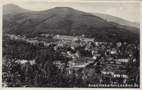 Ansichtskarte Jonsdorf Blick von Jonsberg nach Buchberg und Lausche 1939